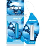 Areon Liquid Oxygen Car Air Freshener Hanging Perfume Scent Bottel Blue 5ml