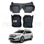 Honda BRV 5D Custom Floor Mat Black 3 Pcs Model 2017 2021