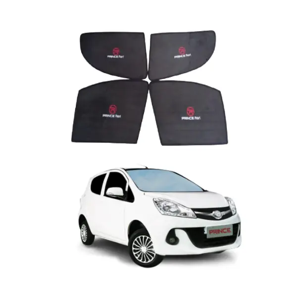 Prince Pearl Side Window Sun Shades With Logo Set of 4 Pcs -Model 2019-2020