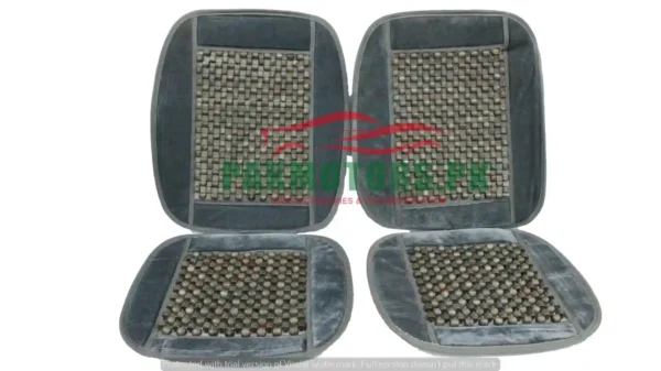 Wood Bead Seat – Car Moti Seat Grey Color Wood Bead Seat – Car Moti Seat Grey Color