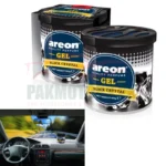 Aeron Black Crystal Gel Air Freshener for Car, 80g – Areon Car Perfume
