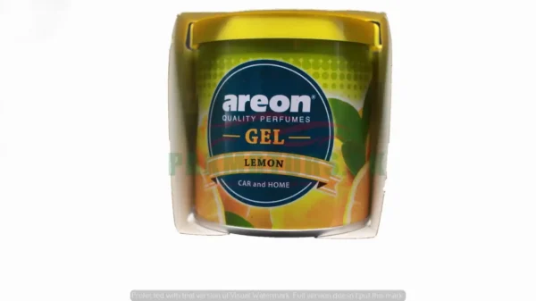 Aeron Lemon Perfume Gel Air Freshener for Car, 80g - Latest