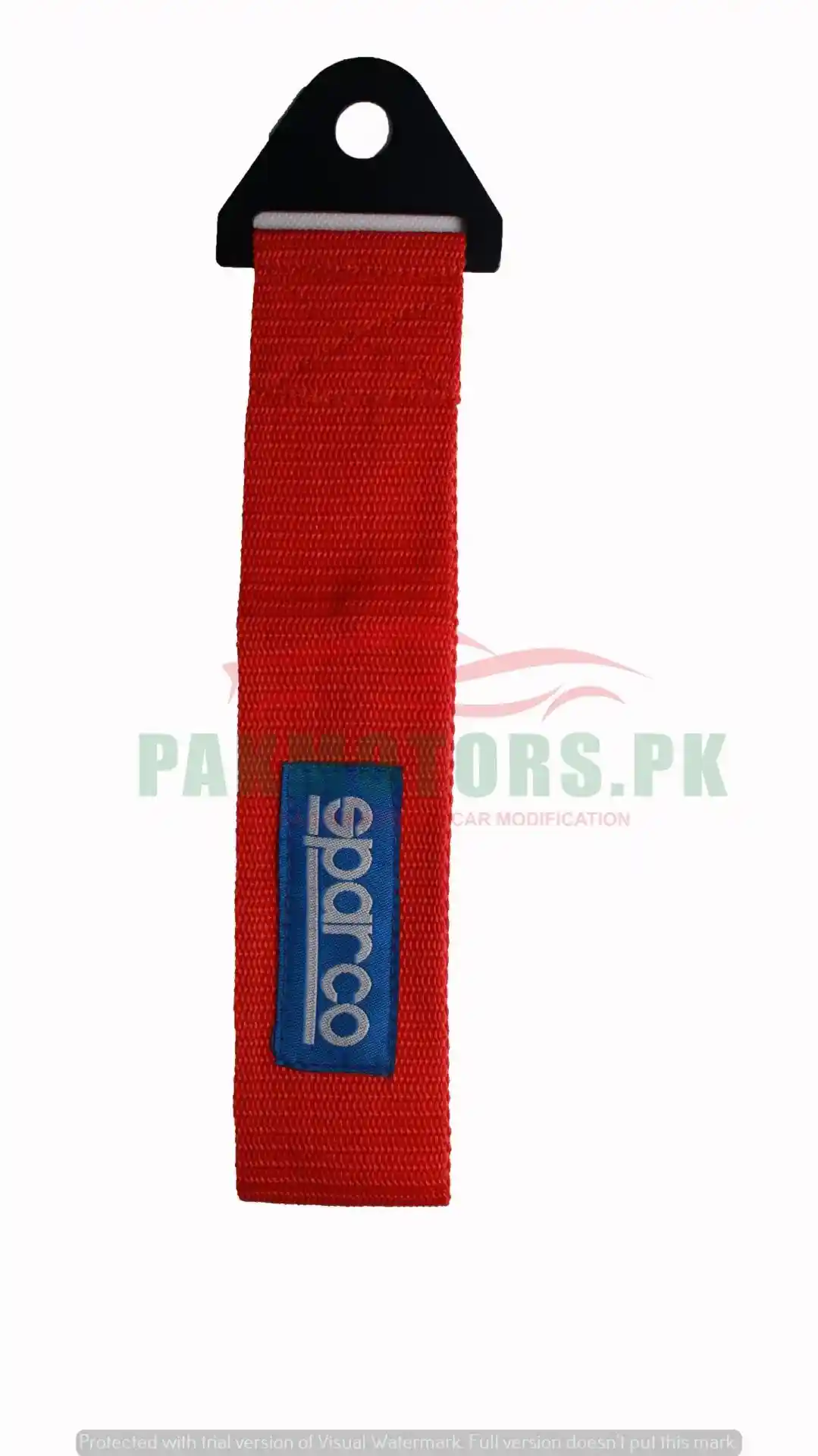 Car Front Bumper Strap Tow Hook – Red