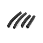 Car Rubber Door Guards 4 Pcs – Black Color