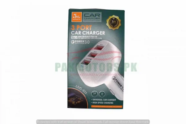Fast Car charger 3 USB ports