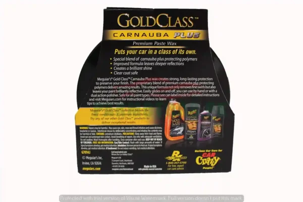 Meguiar’s Gold Class Carnauba Plus Paste Wax G7014 - Latest