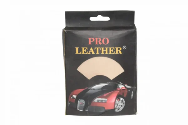 Leather stiching steeing cover beige - 1