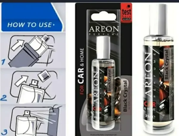 Areon car perfume spray black crystal