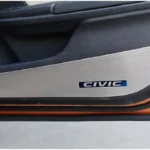 Honda Civic Anti Kick Door Protection Cover Chrome Model 2016 2021 1