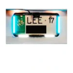 Car Number Plate License Frame with LED Neon Light and Camera Option