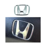 Honda Car Steering Monogram Chrome