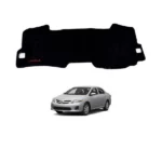 Toyota Corolla Dashboard Carpet Mat - Black - Dash Mat Dashboard Cover For Protection And Heat Resistance - Model 2008-2012
