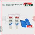 DYO Scratch Removal Body Compound 200g Pack Of 2 + Multi Cloth ( Combo 3 pcs )