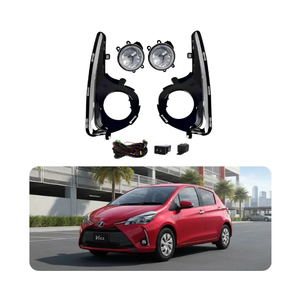 DLAA TY521 Fog Lamps assembly (OEM style replacement) for Toyota Vitz 2019