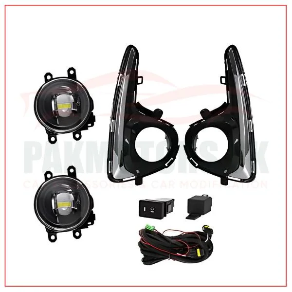 Dlaa Toyota vitz fog lamp fog lights 2018-2023