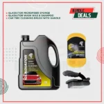 Gladiator Wash Wax & Shampoo Gt68 – 2L With Sponge & Brush ( Combo 3 pcs )