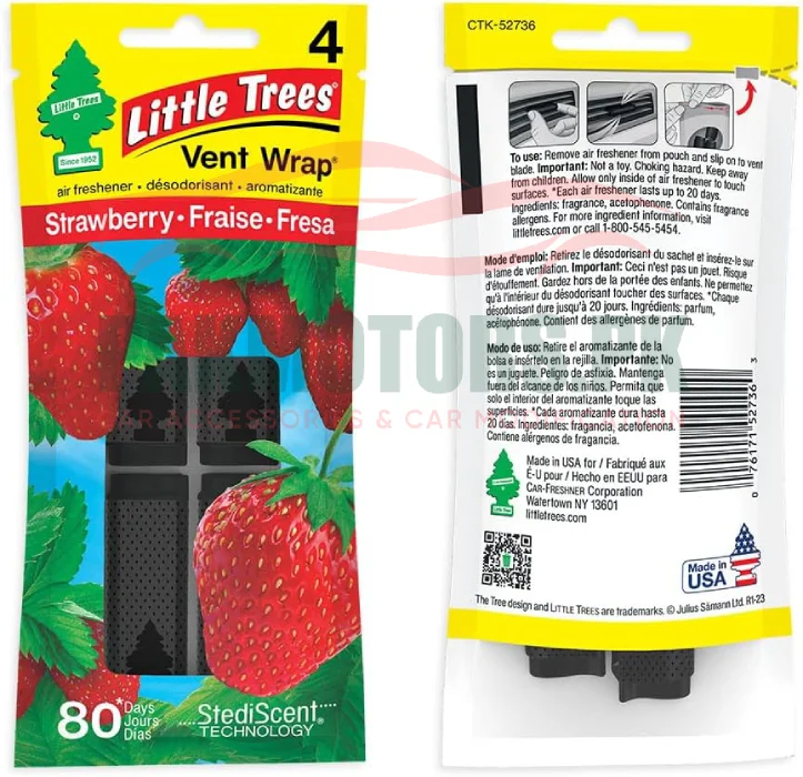 Little Trees Vent Wrap Strawberry Car Air Freshener