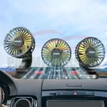 Sogo Long Neck Triple Headed car Fan