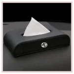 MG Logo PU Leather Tissue Box