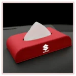 Suzuki Logo PU Leather Tissue Box