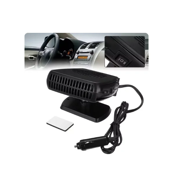 portable auto heater defroster adjustable 12v fan