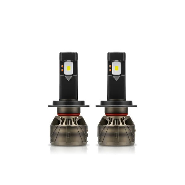 Installed Bugatti XT65 1200W LED Headlight showing extreme brightness and clear beam pattern