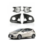 DLAA TY1308 Fog Lamp assembly with custom covers for Toyota Aqua 2021-2024