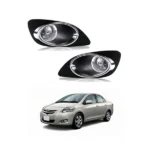 DLAA TY170D Fog Lamp assembly with chrome accent for Toyota Belta 2005-2012