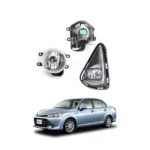 DLAA TY9068-AL H4 Chrome Fog Light assembly for Toyota Axio 2018-2020