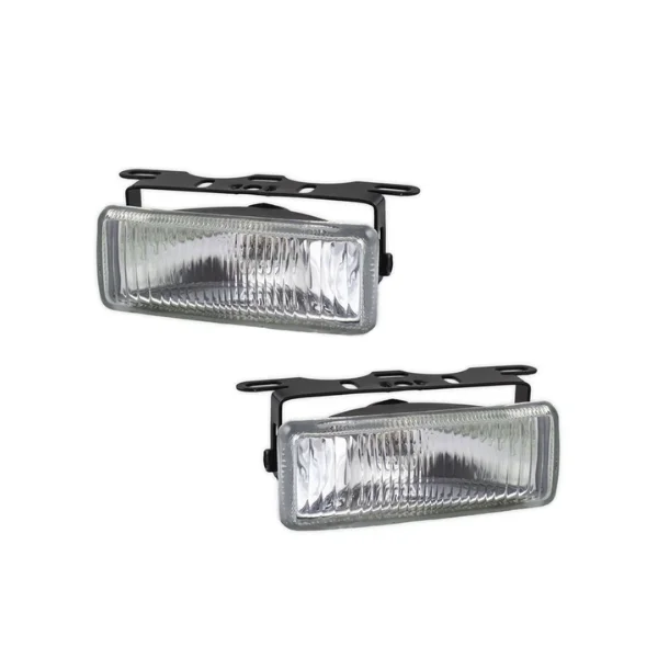 Installed view of DLAA LA111 Universal Auxiliary Fog Lamp mounted on an SUV bumper.