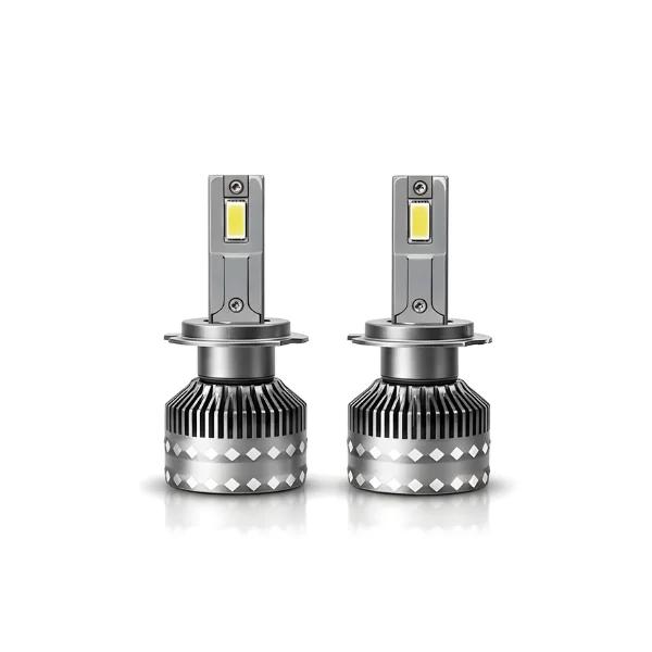 Yamamoto Y100 500W LED Headlight Bulb (28000LM) compatible with H4, H11, and 9005 sockets
