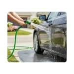 Expandable car wash pipe with 7-in-1 multi-function spray nozzle for high-pressure cleaning.