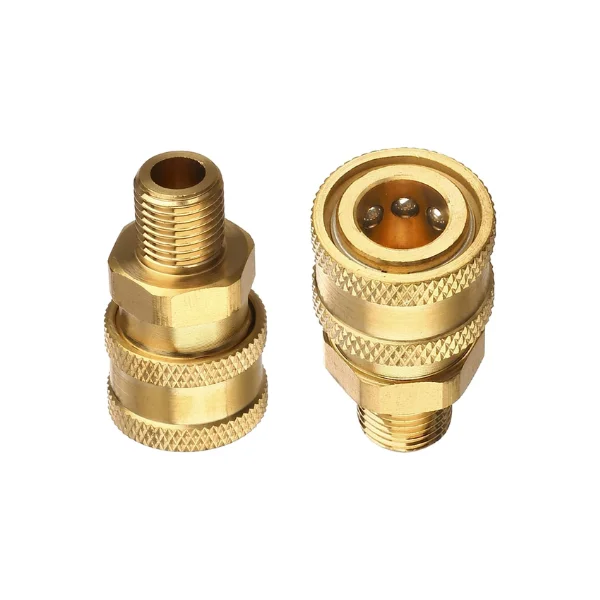 1/4 inch quick release snow foam lance adapter compatible with Karcher and Bosch.