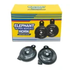 Elephant Super Maruko dual tone horn pair with high and low tone horns