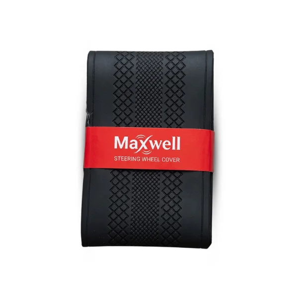 Maxwel steering wheel cover shown in multiple design and color options