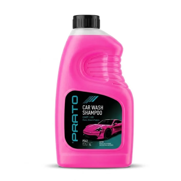 PRATO Car Wash Shampoo bottle with extra foaming formula